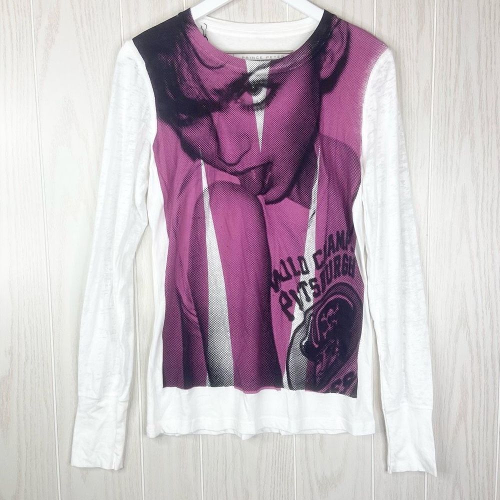 Prince Peter Collection Women's Multicolor Long Sleeve Graphic Tee Size XL NWT